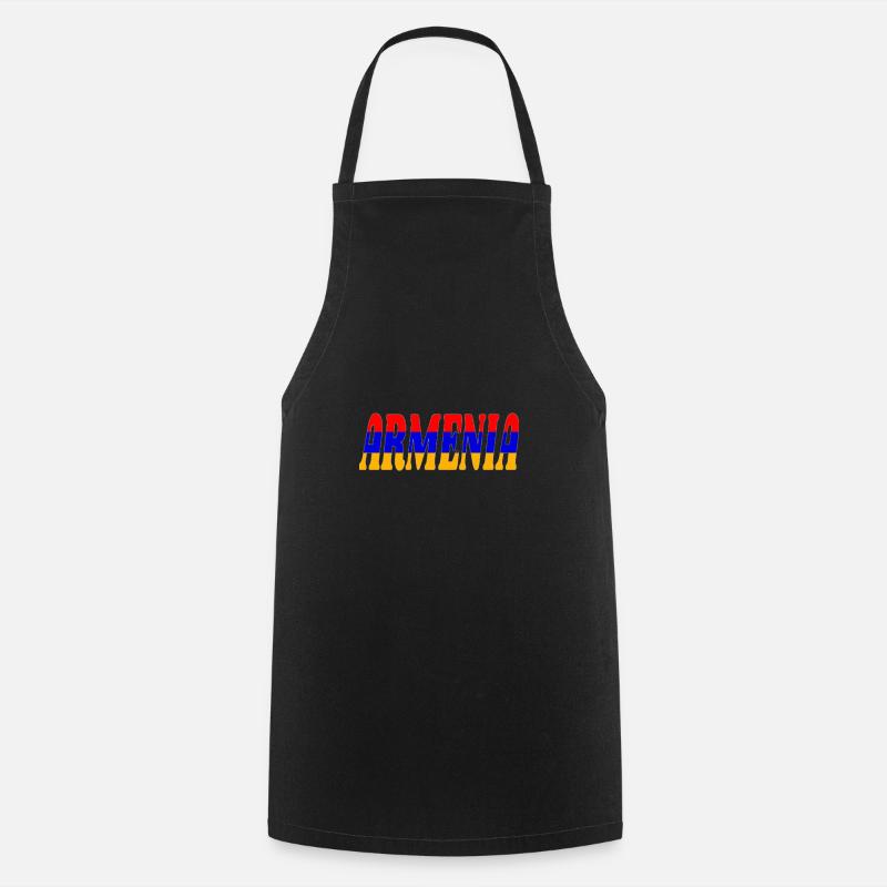 Armenia - Cooking Apron - black