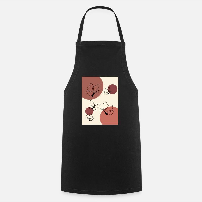 Papillon - Tablier de cuisine - noir