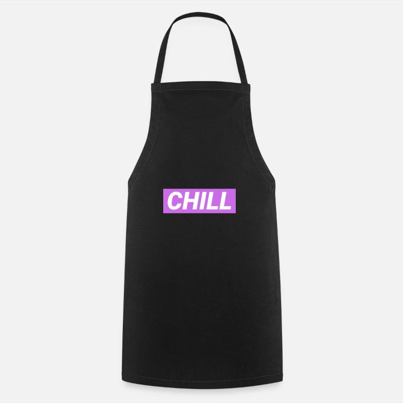 Chill doch - Kochschürze - Schwarz