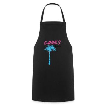 Cannes - Tablier de cuisine - noir - Devant - AI Model Male 185 dark (185cm)