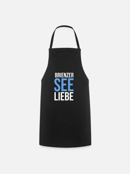 Brienzersee-Liebe - Kochschürze - Schwarz