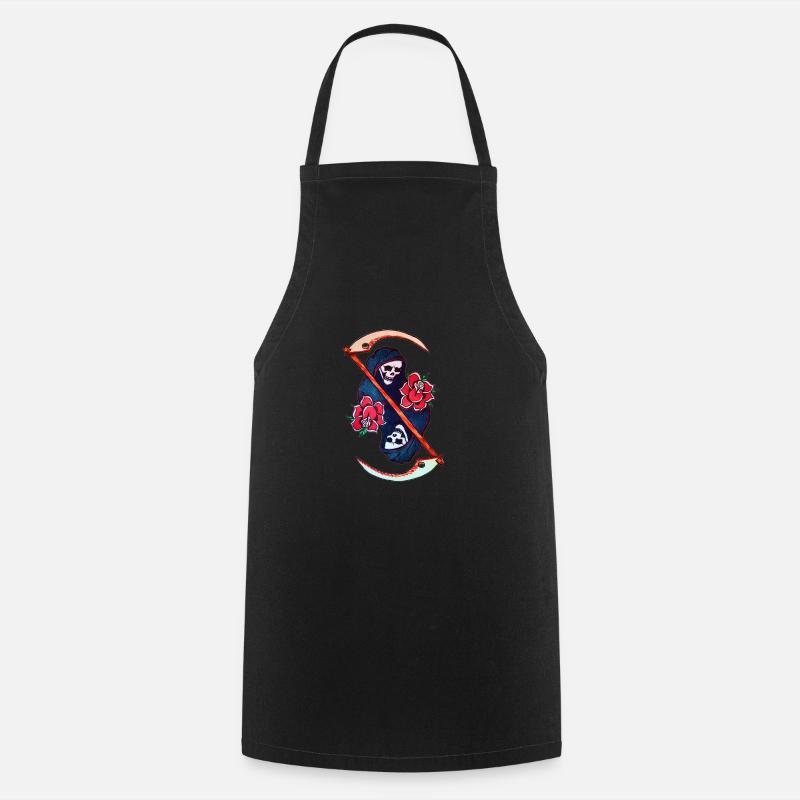 faucheusse Old School - Tablier de cuisine - noir