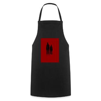 Alone - Cooking Apron - black - Front - AI Model Male 185 dark (185cm)