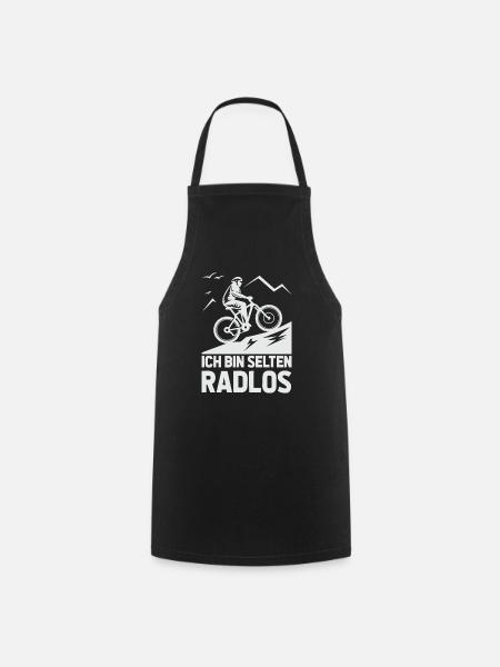 Selten Radlos Fahrrad Mountainbike Rennrad Rad - Kochschürze - Schwarz