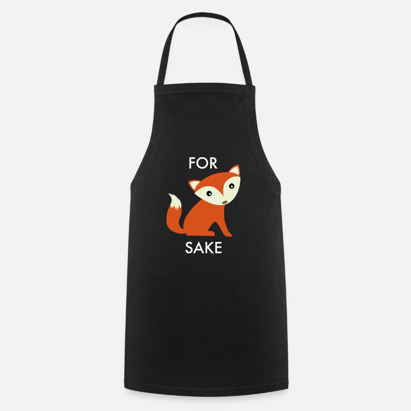 For Fox Sake - Cooking Apron - black