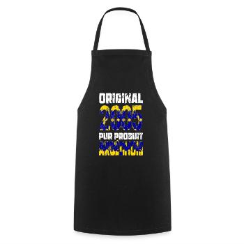 20th anniversary - Original - 2005 - Ardéchois - Cooking Apron - black - Front - AI Model Male 185 dark (185cm)
