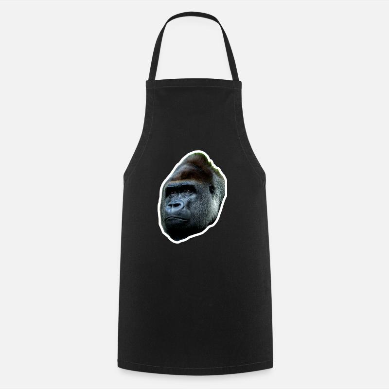 Gorilla cool simple - Cooking Apron - black