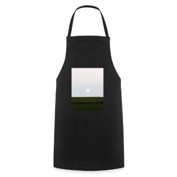 Sun set t-shirts - Cooking Apron - black - Front - AI Model Male 185 dark (185cm)