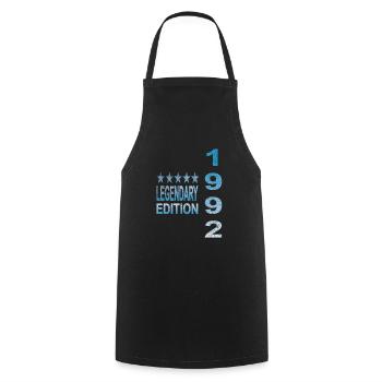 Legendary 1992 Edition - Cooking Apron - black - Front - AI Model Male 185 dark (185cm)
