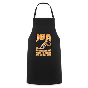 JGA T-Shirt Ab morgen ist nichts mehr wie es mal - Kochschürze - Schwarz - Vorne - AI Model Male 185 dark (185cm)