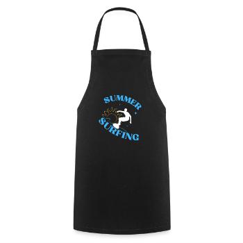Surf - Cooking Apron - black - Front - AI Model Male 185 dark (185cm)