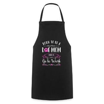 Dog Paw École de chien - Tablier de cuisine - noir - Devant - AI Model Male 185 dark (185cm)