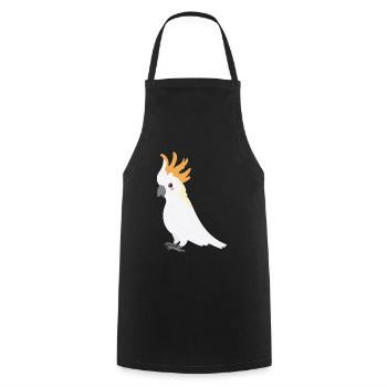 Cockatoo - Cooking Apron - black - Front - AI Model Male 185 dark (185cm)