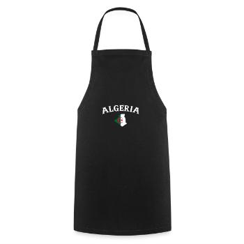 Algeria Karte Algerien Algerische Flagge Algerier - Kochschürze - Schwarz - Vorne - AI Model Male 185 dark (185cm)