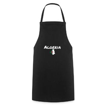 Algeria Karte Algerien Algerische Flagge Algerier - Kochschürze - Schwarz - Vorne - AI Model Male 185 dark (185cm)
