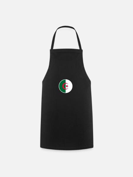 Algerien Algerische Flagge Algerier - Kochschürze - Schwarz