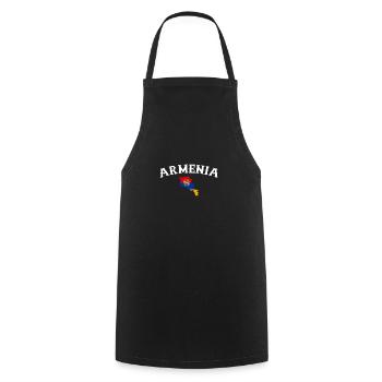 Armenia Map Armenia Armenian Flag Armenian - Cooking Apron - black - Front - AI Model Male 185 dark (185cm)