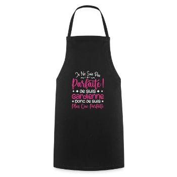 A more than perfect Guardian, a dream job - Cooking Apron - black - Front - AI Model Male 185 dark (185cm)