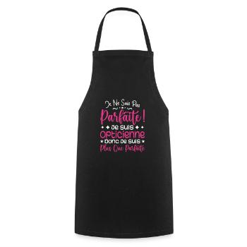 A more than perfect optician, a dream job - Cooking Apron - black - Front - AI Model Male 185 dark (185cm)