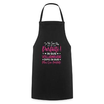 A more than perfect volleyball player, a dream job - Cooking Apron - black - Front - AI Model Male 185 dark (185cm)