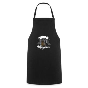 carpenter carpentry carpentry woodworker profession - Cooking Apron - black - Front - AI Model Male 185 dark (185cm)