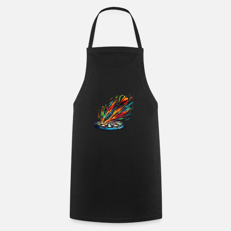 Fléchettes Splash - Tablier de cuisine - noir
