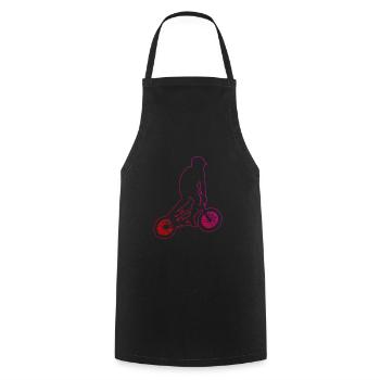 Femmes BMX Jeunes Vélos Hommes Cyclisme BMX Vélo - Tablier de cuisine - noir - Devant - AI Model Male 185 dark (185cm)