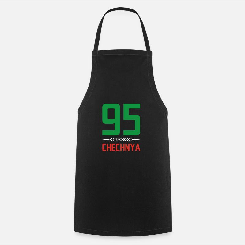 Chechen Geschenk Dagestan Tschetschenien Grosny - Kochschürze - Schwarz