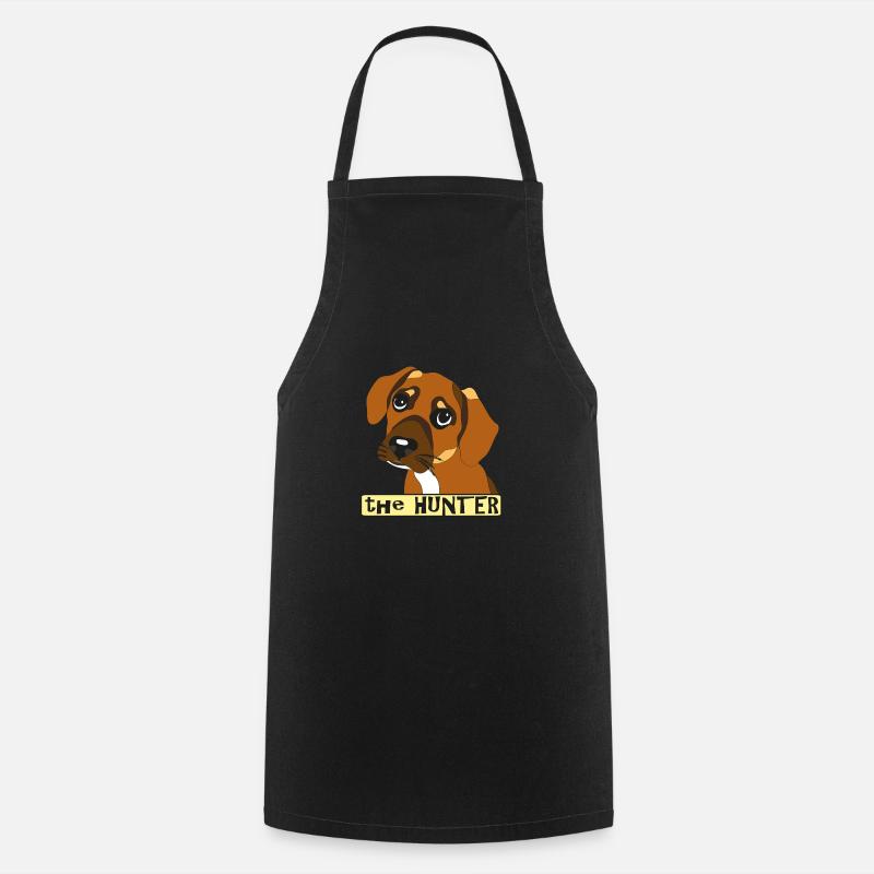 Chien de chasse - Tablier de cuisine - noir