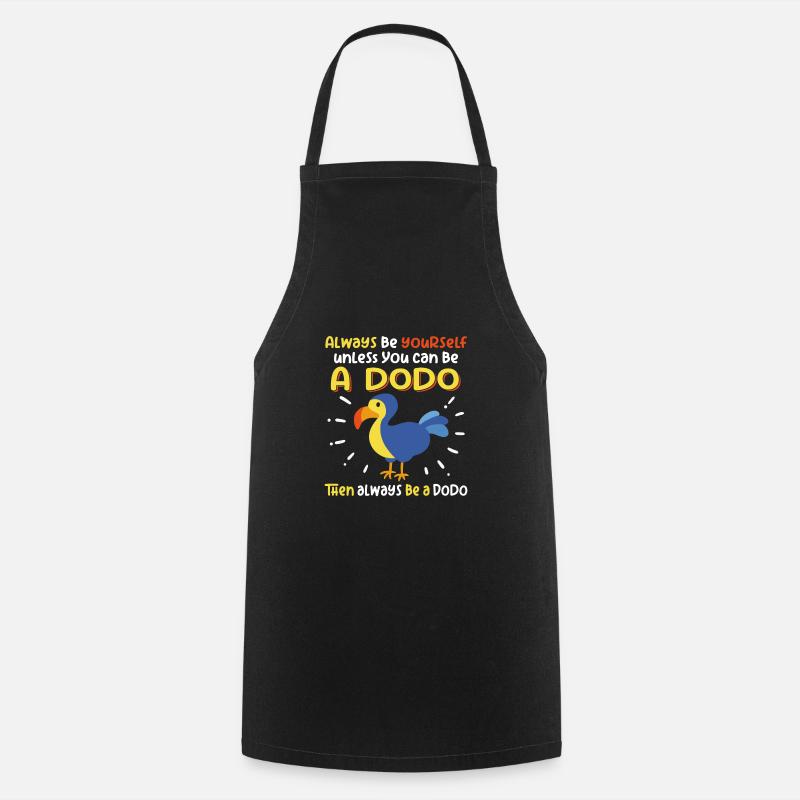 Sois un dodo | J’aime les dodos - Tablier de cuisine - noir