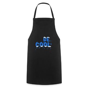 Be cool - Cooking Apron - black - Front - AI Model Male 185 dark (185cm)