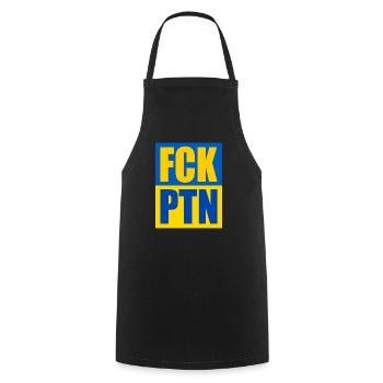 Fck ptn - Tablier de cuisine - noir - Devant - AI Model Male 185 dark (185cm)