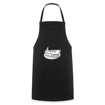 expression sexe Protégez les souris mangez des - Tablier de cuisine - noir - Devant - AI Model Male 185 dark (185cm)