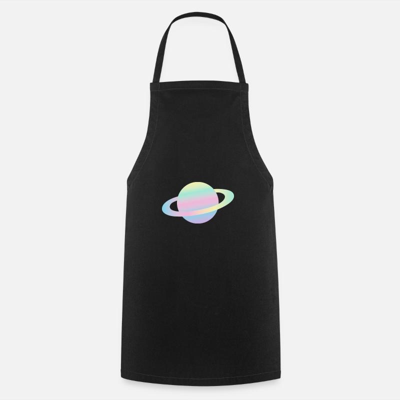 Planet Clipart - Tablier de cuisine - noir