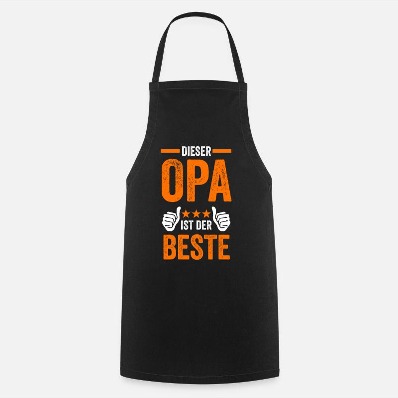 Bester Opa - Kochschürze - Schwarz