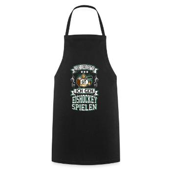 Eishockey Eishockeyspieler Spruch Sport Vintage - Kochschürze - Schwarz - Vorne - AI Model Male 185 dark (185cm)