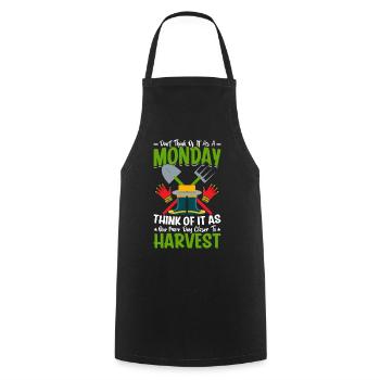 Farmer Tractor Farming Quota for Farmers - Cooking Apron - black - Front - AI Model Male 185 dark (185cm)