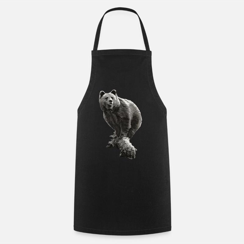 JURKA dans la rivière SW - Tablier de cuisine - noir