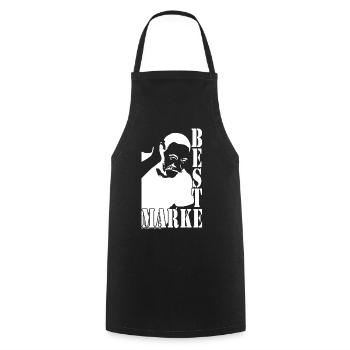 Meilleur homme de marque - Tablier de cuisine - noir - Devant - AI Model Male 185 dark (185cm)