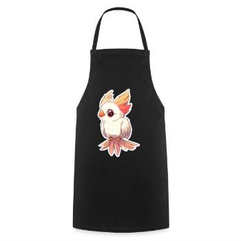 Cockatoo - Cooking Apron - black - Front - AI Model Male 185 dark (185cm)