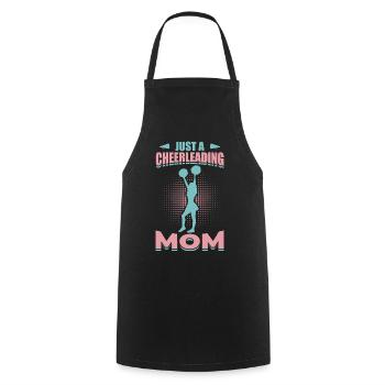 Cheerleading Mom Motivationsdesign - Kochschürze - Schwarz - Vorne - AI Model Male 185 dark (185cm)