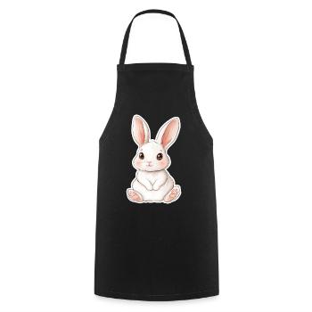 Hare - Cooking Apron - black - Front - AI Model Male 185 dark (185cm)