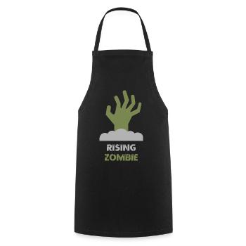 T-shirt Zombie Hand – Design graphique de morts-vivants effrayants - Tablier de cuisine - noir - Devant - AI Model Male 185 dark (185cm)
