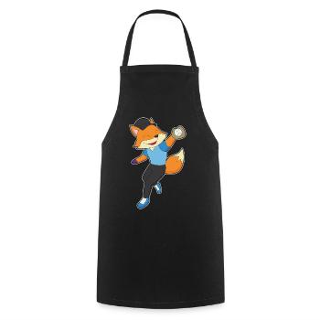 Fox Baseball Baseball Glove - Cooking Apron - black - Front - AI Model Male 185 dark (185cm)