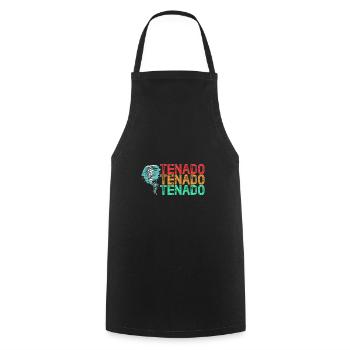 Tornado Birthday Children's Birthday Party - Cooking Apron - black - Front - AI Model Male 185 dark (185cm)