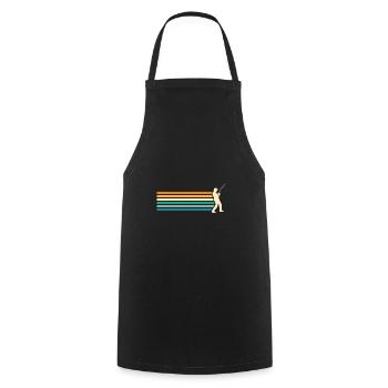 Angler Fishing - Cooking Apron - black - Front - AI Model Male 185 dark (185cm)