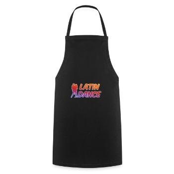 Latein Tanz Latin Tanzen Tänzer Geschenkidee - Kochschürze - Schwarz - Vorne - AI Model Male 185 dark (185cm)