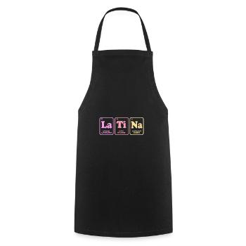 Latina Mom Latino - Cooking Apron - black - Front - AI Model Male 185 dark (185cm)