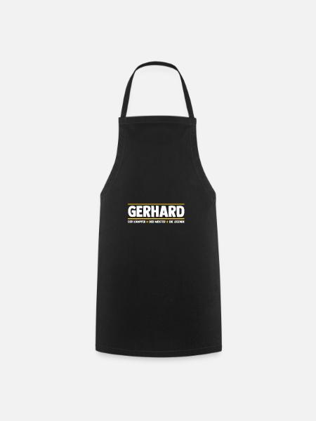 Gerhard - Kochschürze - Schwarz