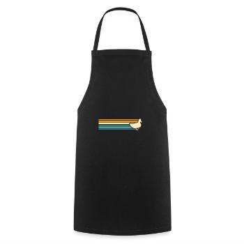 Ducks - Cooking Apron - black - Front - AI Model Male 185 dark (185cm)